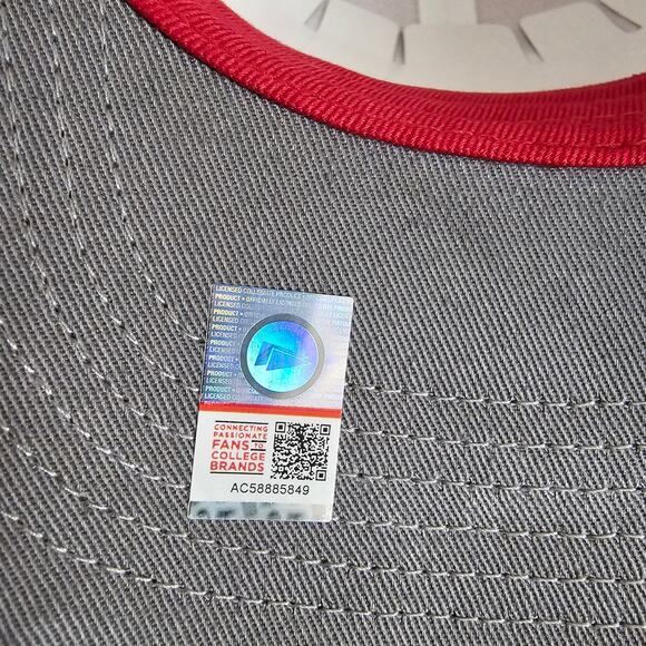 Oklahoma University Snapback Hat Cap Red Gray OU Boomer Sooners NCAA SEC Preppy - Picture 11 of 14